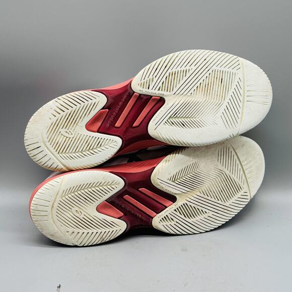 ASICS Shoes Womens 10 White Pink Solution Swift FF Court Tennis Sneakers Comfort - Picture 8 of 10